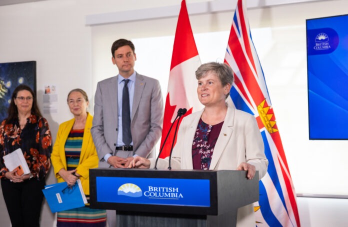 BC Health Minister Josie Osborne announced new streamlined credential recognition for nurses from the United States on May 12, 2025.