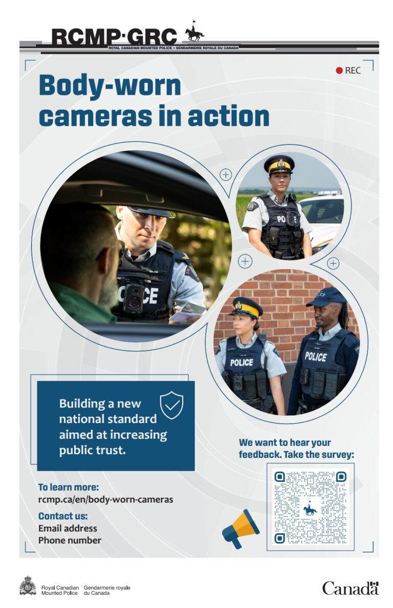 North Coast RCMP officers and Body Cams